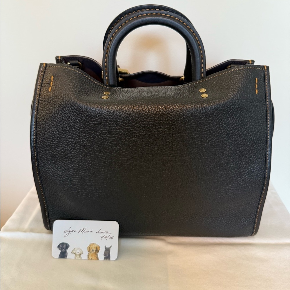 Coach Black/Wine Rogue 30 - Picture 3 of 10